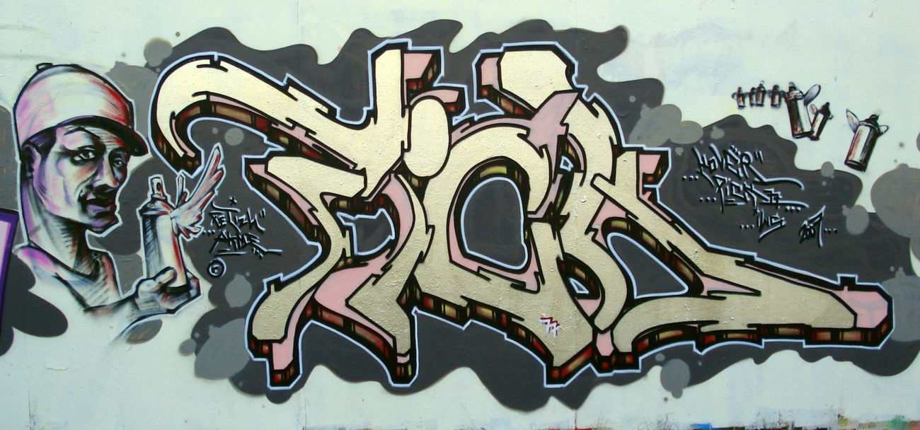 Graffiti Wall - Photo by iws - iws, fick, fick77