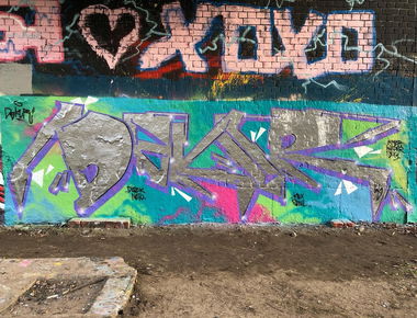 Graffiti Wall - Photo by iws - Dakur, iws, Berlin (2023)