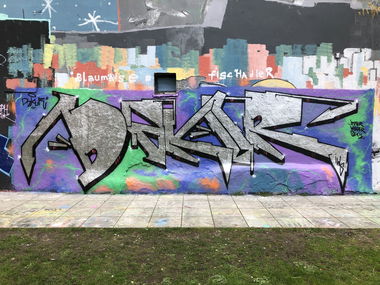 Graffiti Wall - Photo by iws - Dakur, iws, Berlin (2023)