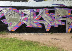 Graffiti Wall - Photo by iws - Dakur, iws, Berlin (2022)