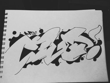 Graffiti Sketch - Photo by jacktiger - sketch, graffity, graffiti (2014)