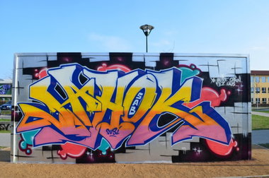 Graffiti Wall in berlin - Photo by jahok - jhok, jahok, 5ab