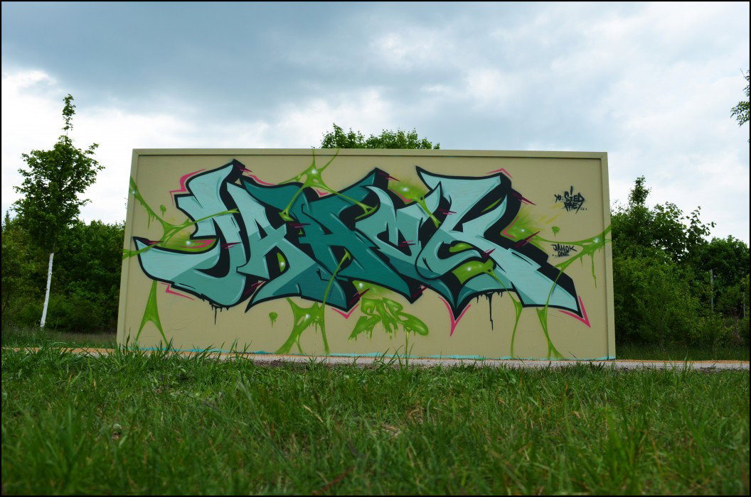 Graffiti Wall in berlin - Photo by jahok - jhok, jahok, 5ab
