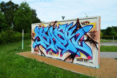 Graffiti Wall in berlin - Photo by jahok - jahok, jhok, 5ab