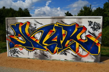 Graffiti Wall - Photo by jahok - jhok, jahok, 5ab (2013)