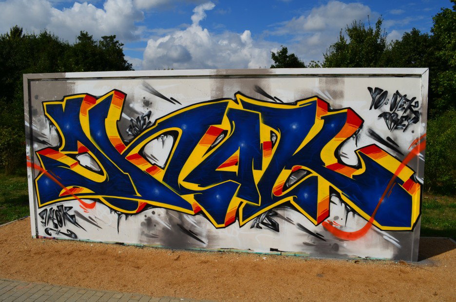 Graffiti Wall - Photo by jahok - jhok, jahok, 5ab (2013)