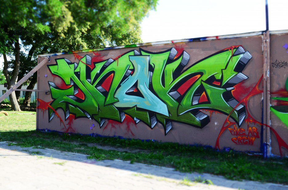 Graffiti Wall in Berlin - Photo by jahok - jhok, jahok, 5ab