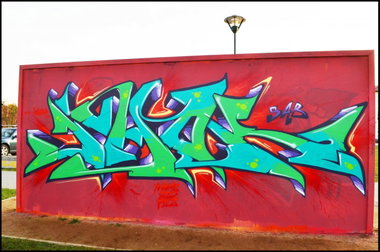 Graffiti Wall - Photo by jahok - jhok, jahok, 5ab (2013)