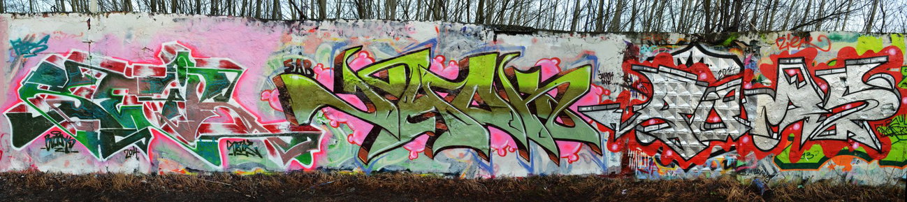 Graffiti Wall - Photo by jahok - seik, saik, seick (2014)
