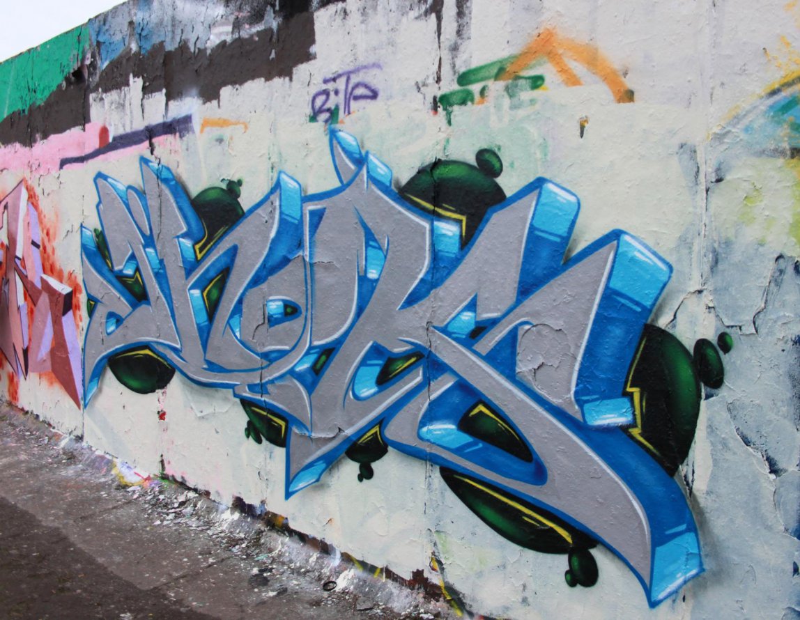 Graffiti Wall - Photo by jahok - jhok, jahok, five (2014)