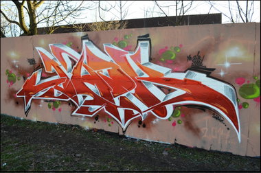 Graffiti Wall - Photo by jahok - jahok, jhok, 5ab (2014)
