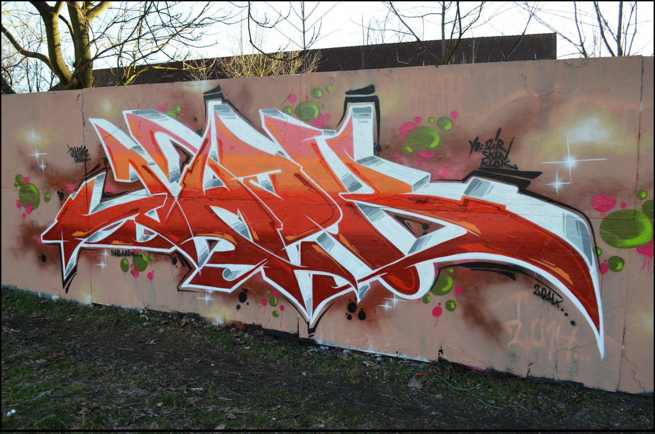 Graffiti Wall - Photo by jahok - jahok, jhok, 5ab (2014)