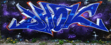 Graffiti Wall - Photo by jahok - jhok, jahok, 5ab (2014)
