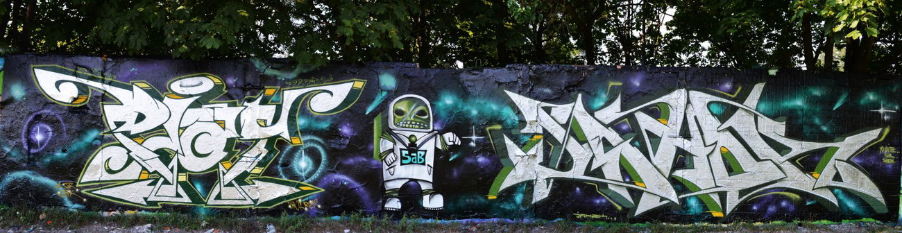 Graffiti Wall - Photo by jahok - pjay, pijay, rums (2014)