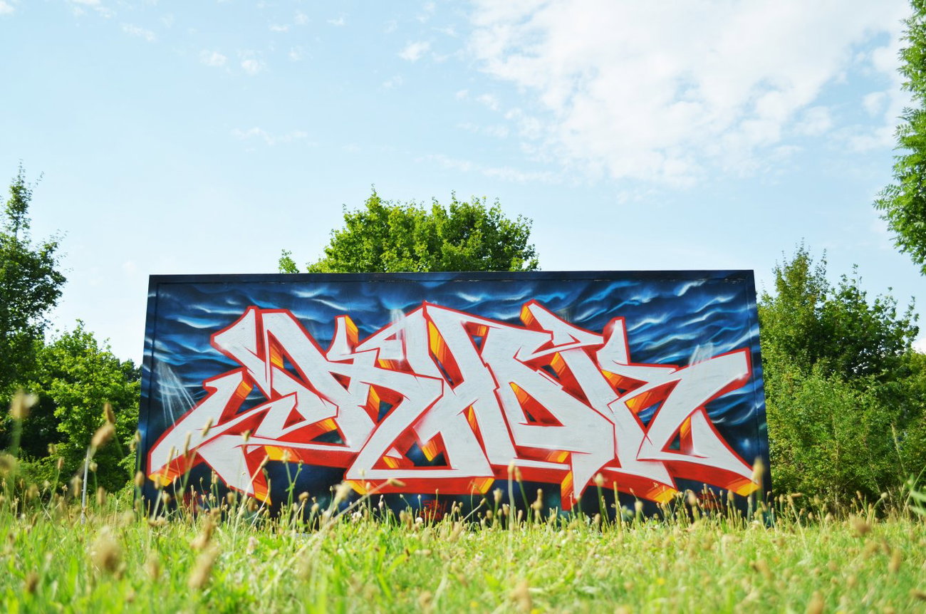 Graffiti Wall - Photo by jahok - jhok, jahok, 5ab (2014)