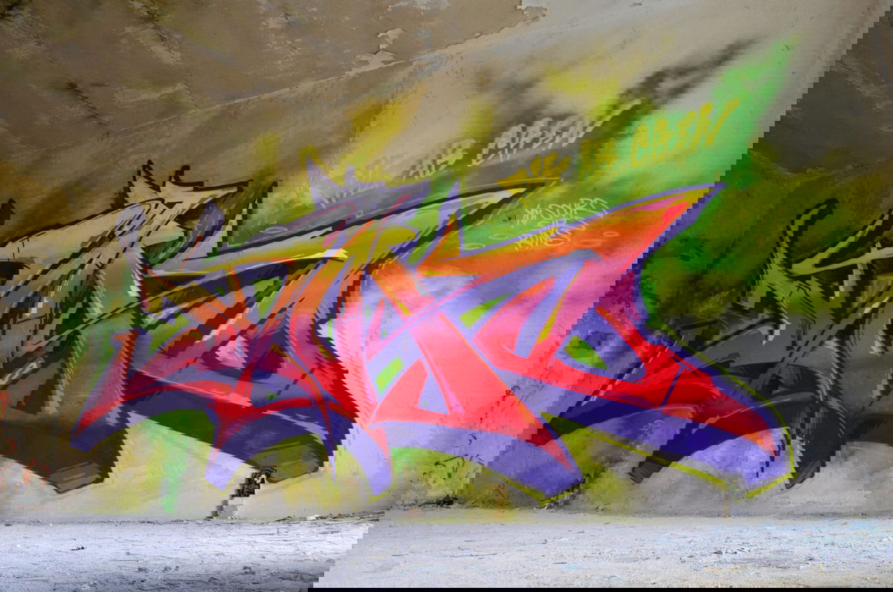 Graffiti Wall - Photo by jahok - jhok, jahok, 5ab (2014)