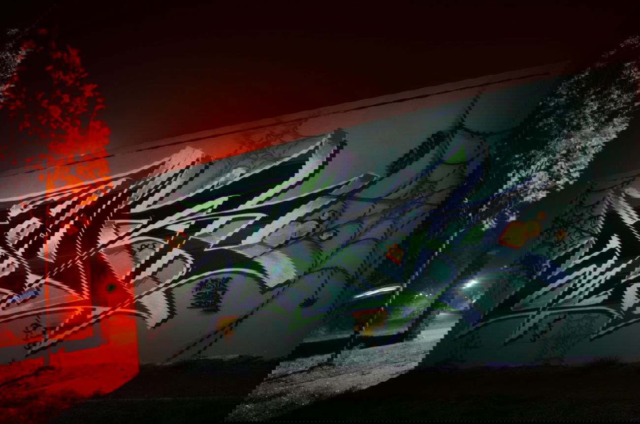 Graffiti Wall - Photo by jahok - jhok, jahok, 5ab (2014)