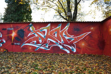 Graffiti Wall - Photo by jahok - jhok, jahok, 5ab (2014)