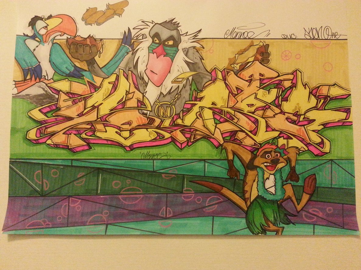 Graffiti Wall - Photo by jake - finished..