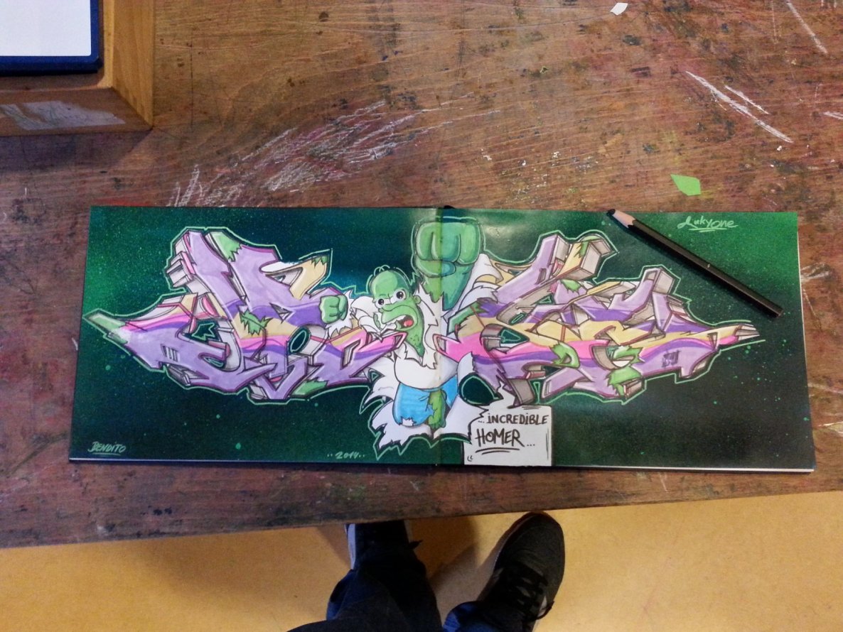 Graffiti Wall - Photo by jake