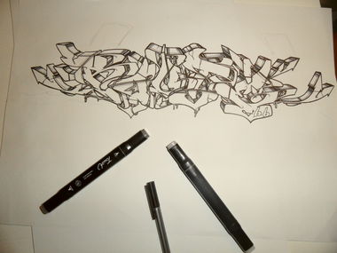Graffiti Sketch - Photo by jake