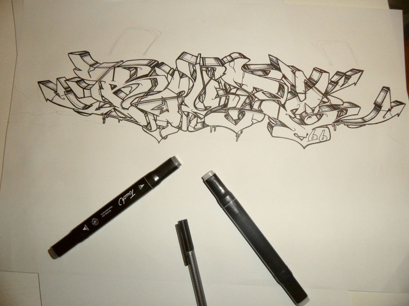 Graffiti Sketch - Photo by jake