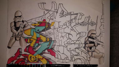 Graffiti Sketch - Photo by jake
