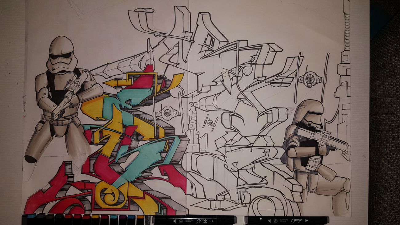 Graffiti Sketch - Photo by jake