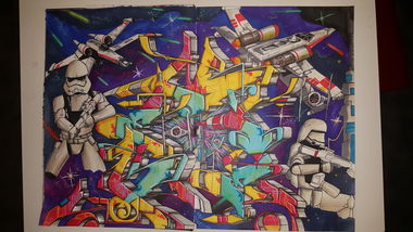 Graffiti Wall - Photo by jake - Sketchup