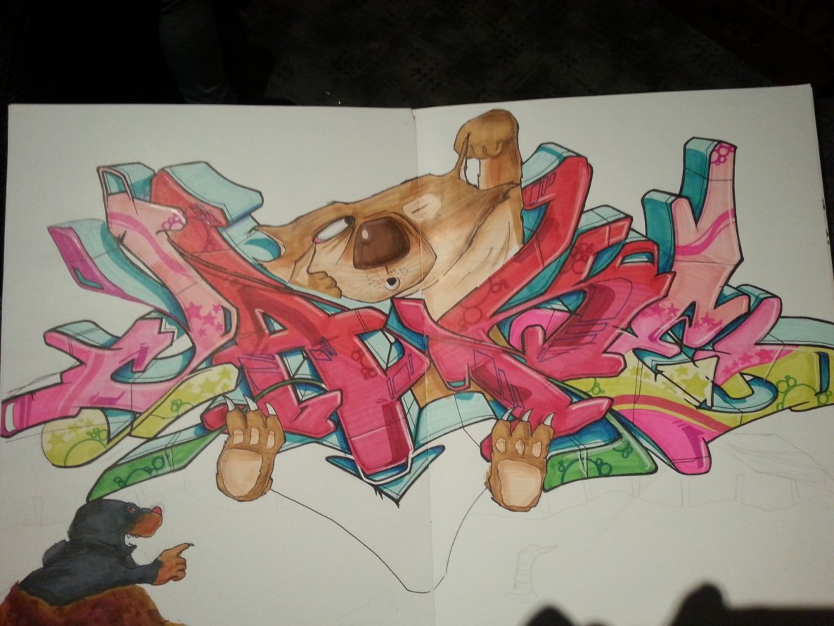 Graffiti Sketch - Photo by jake