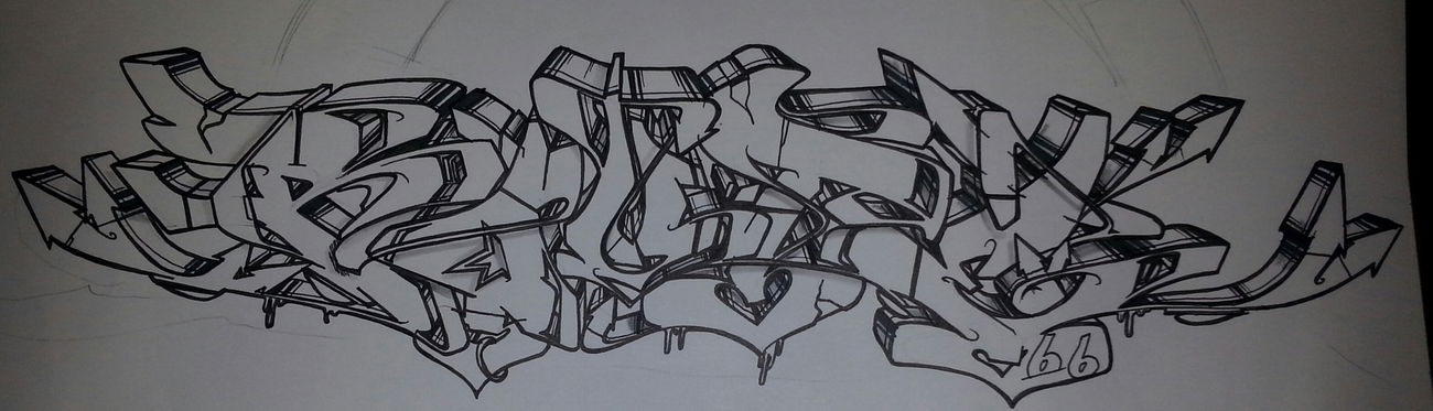 Graffiti Sketch - Photo by jake