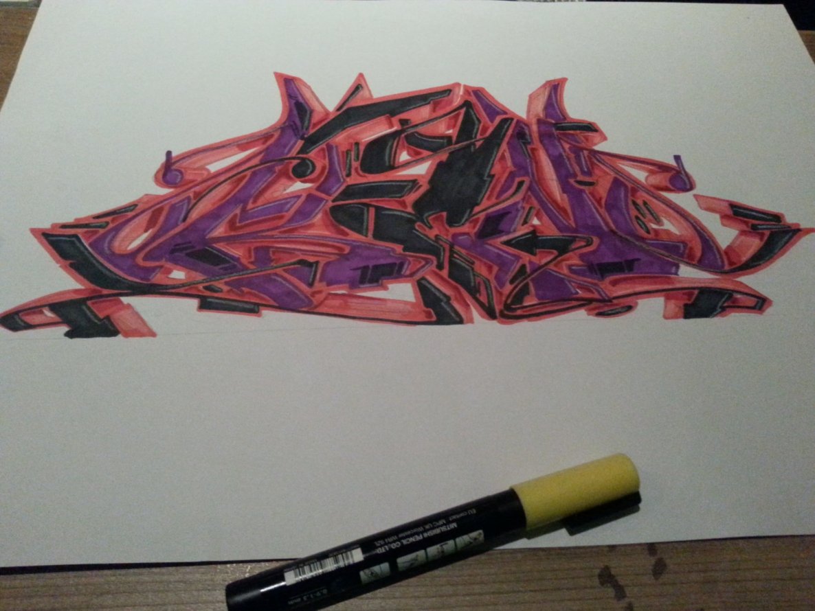 Graffiti Sketch - Photo by jake