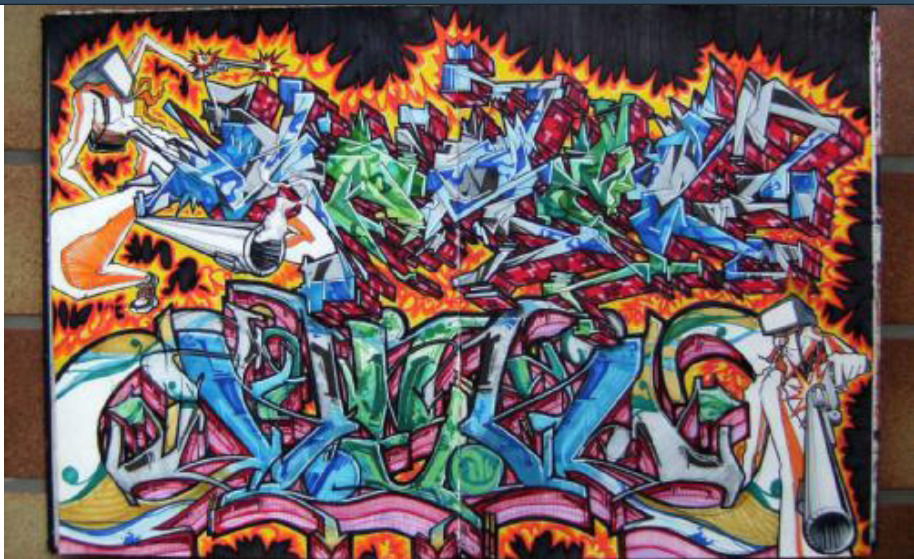 Graffiti Wall - Photo by jake