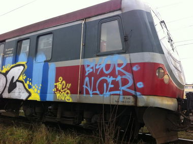 Graffiti Train - Photo by jakuza
