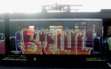 Graffiti Train - Photo by jakuza - FOR, LULE