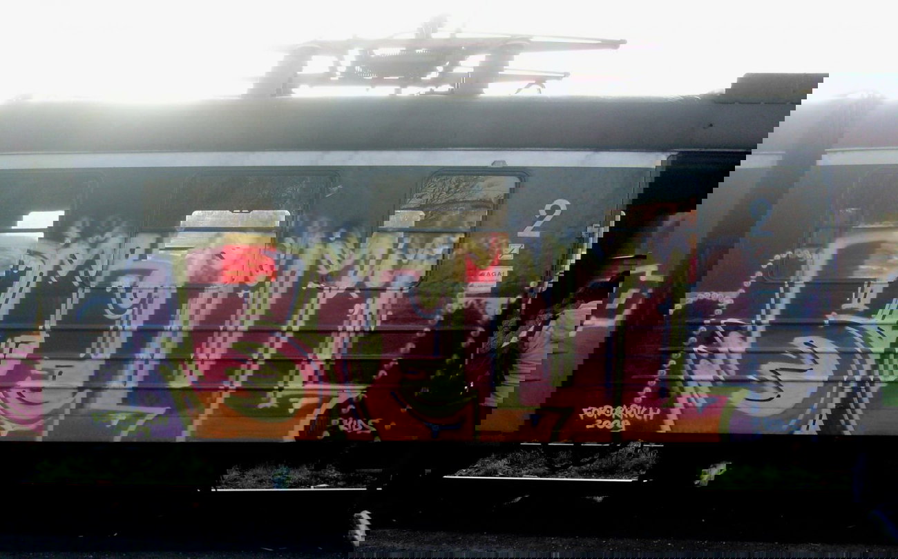 Graffiti Train - Photo by jakuza - FOR, LULE