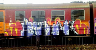 Graffiti Train - Photo by jakuza - FOR, MAK
