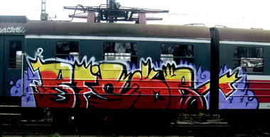 Graffiti Train - Photo by jakuza