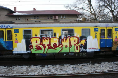 Graffiti Train - Photo by jakuza