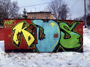 Graffiti Bombing - Photo by jakuza