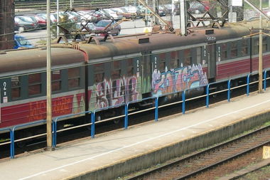 Graffiti Train - Photo by jakuza - bisor, mak