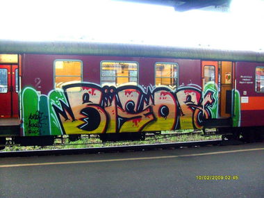 Graffiti Train - Photo by jakuza