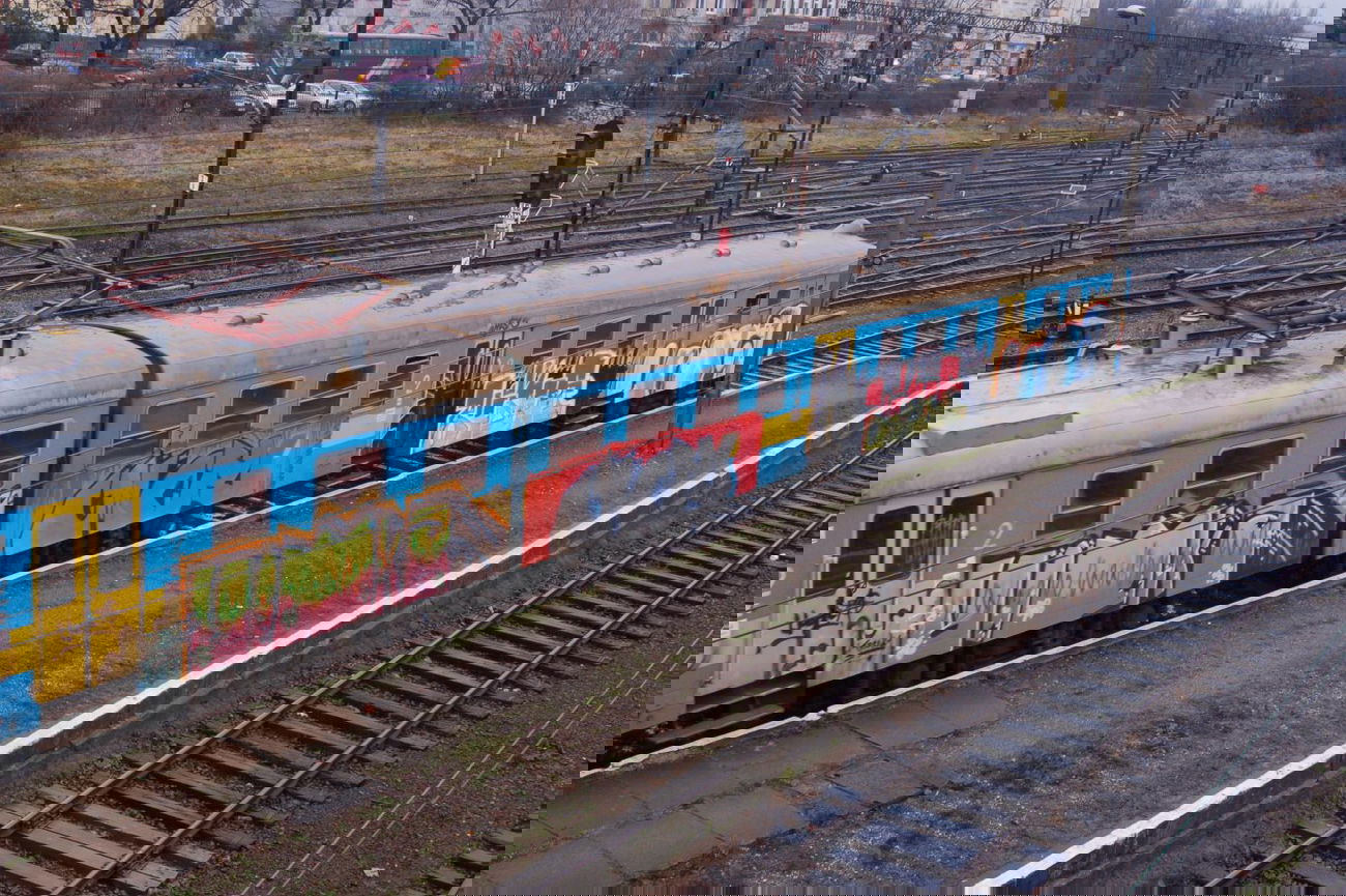 Graffiti Train - Photo by jakuza - spierdolka