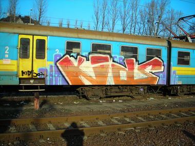 Graffiti Train - Photo by jakuza