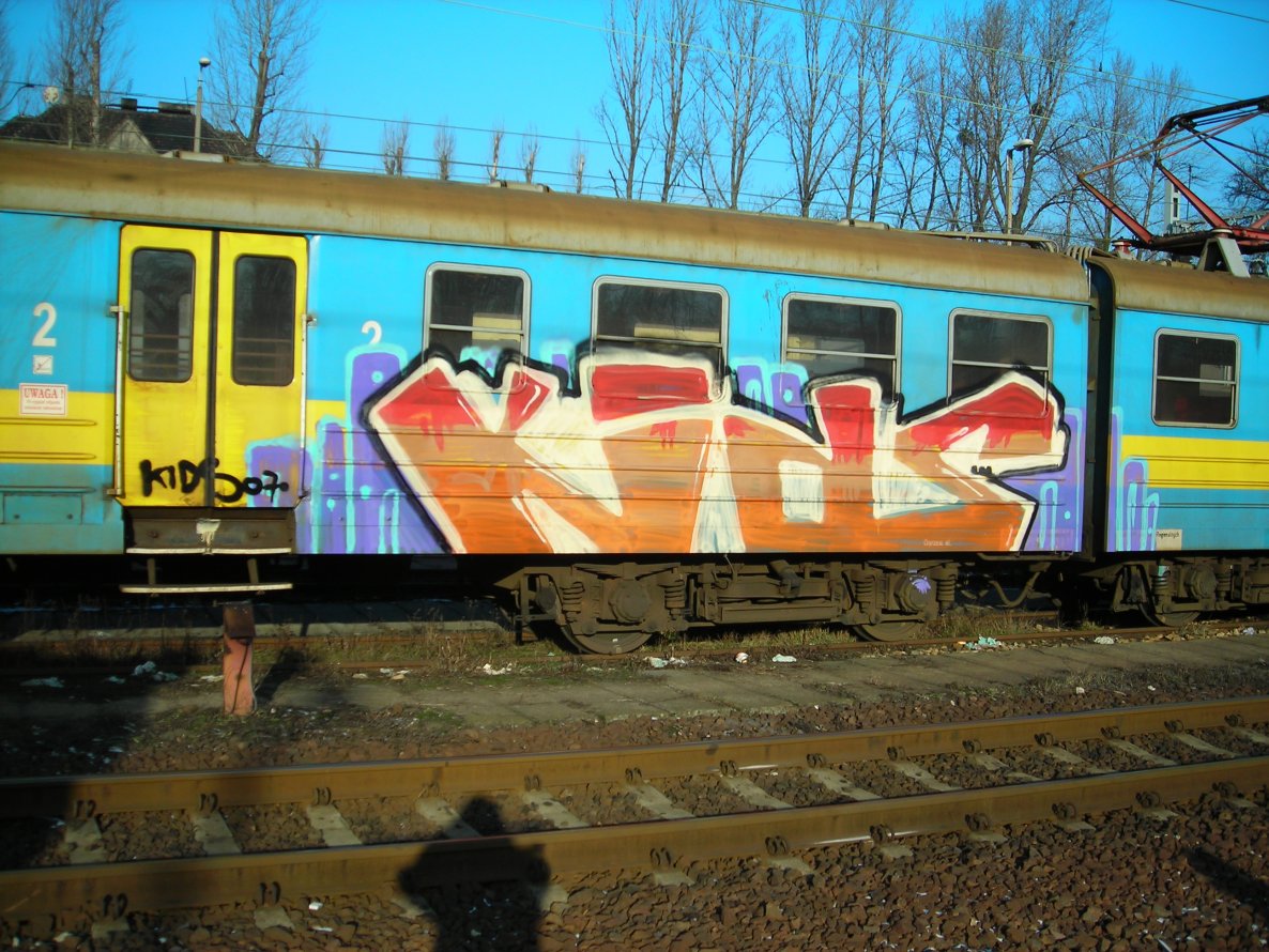 Graffiti Train - Photo by jakuza