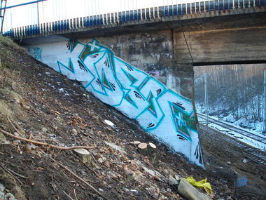 Graffiti Bombing - Photo by jakuza