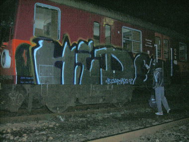 Graffiti Train - Photo by jakuza
