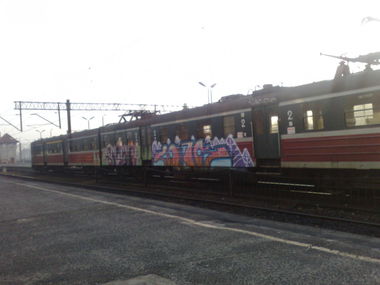 Graffiti Train - Photo by jakuza