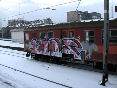 Graffiti Train - Photo by jakuza