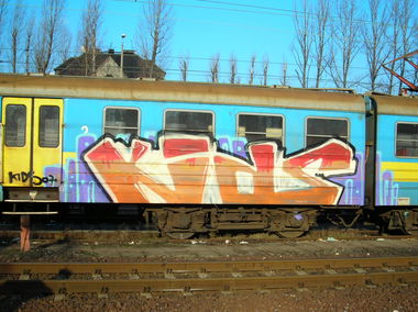 Graffiti Train - Photo by jakuza